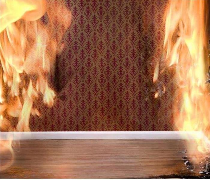 Fire Engulfing Wall